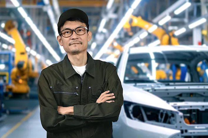 自動車部品の製造スタッフイメージ